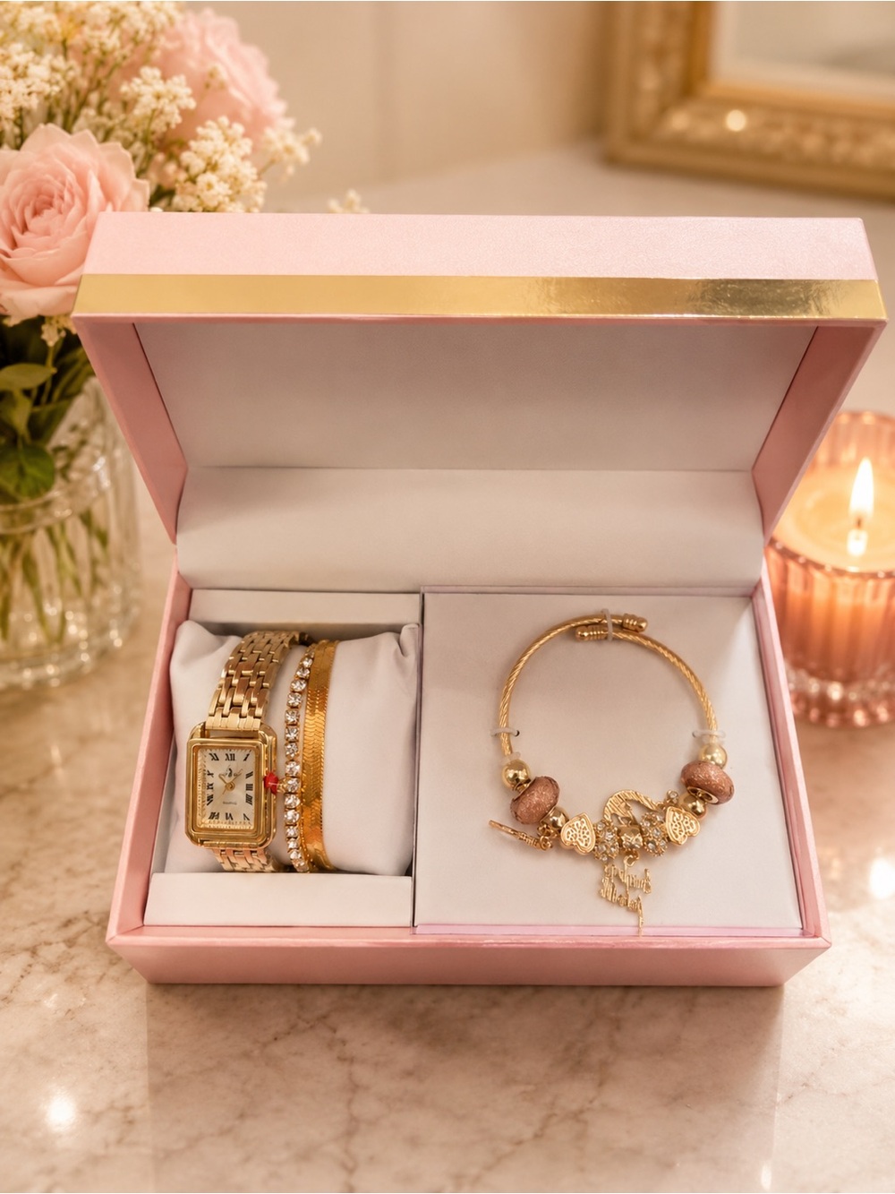 Baby Phat watch and bracelets
